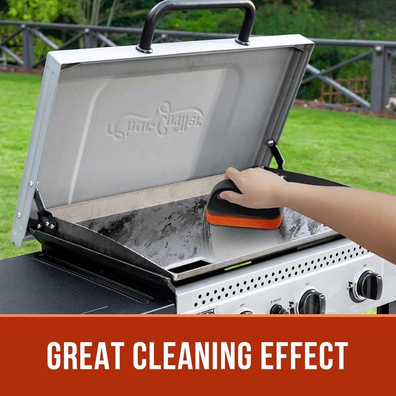 AWEASROY 12-Piece Griddle Cleaning Kit for Blackstone, Flat Top Grill Cleaning Kit Non-Scratch Scouring Pads for Kitchen - 10 Scrubber Pads and 2 Handles - Image 3